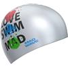 Mad Wave Love Swim Mad - Cuffia da nuoto in silicone, taglia unica