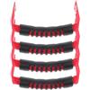 ifundom 2 Paia Maniglia Laterale per Kayak, Ricambio Rosso in PVC e PP | Montaggio Semplice, Presa Sicura per Canoe e Sit-on-top, Adatta a Carico e Trasporto sulla Riva
