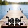 ZMdooreasy Carp Fishing Baitcasting Reel DC Smart Control | Corpo composito PA66, ultraleggero da 153 g, riduzione della fatica, costruzione robusta, finitura nera