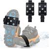 Lysjoy Ramponcini Per Scarponi, Ramponi per Scarponi da Ghiaccio, Ramponcini da Neve Scarpe Trekking, Ramponi Per Scarpe Universali Per Scarponi da Trekking per Camp e Neve