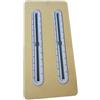 Besttoolifes per tavola da surf Fin Box 2-Pack Mount Track per Kiteboarding per | Materiale resistente all'usura, base di fissaggio stabile, include 2 binari di montaggio, sicuro per sport acquatici ad alta