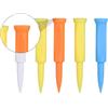 WRITWAA 10 Pezzi Tee da Golf in Plastica, Accessorio da Allenamento | Uso su Tappeto e Prato, Formato Portatile, Colore Brillante, Adatto a Esercizi Indoor e Pratica Colore Casuale