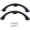 ZMdooreasy Curvo per snowboard Naso Guard 30,5 cm Vite Protettore Curvo | Design curvo da 30,5 cm, protezione per il naso, resistente agli urti, facile da fissare, compatibile con la tavola da sci
