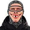 Generico Maschera Termica Fumettosa per Uomo con Stampa Volto Realistico per Sci | Design divertenti e colorati che aggiungono allegria alle tue discese invernali, perfetti per feste in maschera e party