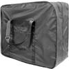 QuivyLivy Grande borsa pieghevole per bicicletta, 98 x 80 cm | Tessuto nero leggero, 75 x 40 x 65 cm, vestibilità compatta, protezione antipolvere, facile da pulire