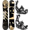 RAVEN Set da Snowboard - Tavola Snowboard Grizzly + Attacchi Fastec FT360 Nero