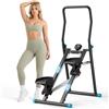 MOMODA Scalatore verticale per scale, resistente e pieghevole, regolabile, per palestra a casa, allenamento completo (blu)