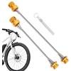 Generic Vite a sgancio rapido dell'asse della bici con protezione antifurto | Leva Strumenti di Riparazione Robusto per Viaggi Parcheggio Giro Outdoor Campus City Urban Commute