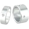 ZMdooreasy Tappo per maniglia da palestra in alluminio argento 25 mm 32 mm Fit | Alluminio lavorato di precisione, design leggero da 30 g, resistente, diametro esterno 33 mm, interno 26 mm