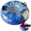 Yiohejy Ciambella Da Neve Snow Tube PVC Di Neve Natalizio Portatile Gonfiabile | Giocattolo Da Snow Tubing Per Bambini E Adulti Per Adulti Amanti Famiglia Donne Uomini Ragazzi Adolescenti