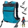 TECKZOON Imbracatura per Bambini da Sci e Snowboard, Imbracatura da Sci Bambini Principiante Snowboard Zaino da Allenamento Corde di Sicurezza per L'apprendimento della Bicicletta da Skate