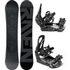 RAVEN Set Snowboard Snowboard Solid Steel + Attacco s230