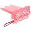 TOPBATHY Astuccio Freccette Rigido Scomparti e Moschettone, Plastico | Scatola Trasparente Compatta, Accesso Rapido, per Punte e Alette, Uomini, Gare e Uso All'aperto