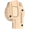 OMITAC Fodero OWB color kaki con a paletta per Glock 17, 22,31 Gen 1-4 e Gen 5 | Ritenzione Livello 2, Mano Destra, Attacco a Paletta, Polimero
