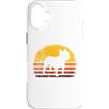 Frenchie Lovers Apparel Custodia per iPhone 16 Plus Francese Bulldog Retro Vintage Tramonto Frenchie Amante