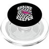 Aquarium Shrimp Keeper Apparel Shrimp Keeper Retro Aquarium Checkerboard Aquascaping PopSockets PopGrip per MagSafe