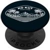Sud-Est Asiatico: Thailand Ko Kut Thailandia Palme Spiaggia Bungalow Vacanza Souvenir PopSockets PopGrip Adesivo