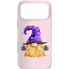 Halloween Gnome Purple Dots Polka Cute C Custodia per iPhone 17 Pro Max Gnomo Halloween Polka pois viola cartone animato grande naso personaggio