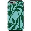 generic Custodia per iPhone 7 Plus/8 Plus Grafico Natura Botanica Verde Seafoam