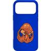 Art Pop Mobile Gallery Custodia per iPhone 17 Pro Max Pop Art Arancio Polpo Retro Comic Graphic