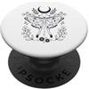 Mystical Graphics Celestial Moth Lunar Botanical Mystical Nature PopSockets PopGrip Adesivo