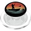 Regali Per Pescatori All'aperto Per La P Pescatore A Mosca Al Tramonto PopSockets PopGrip per MagSafe