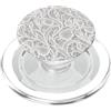 Lace Artful Visions Iris Lace Floral Vintage Flower Pattern Design PopSockets PopGrip per MagSafe