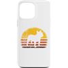 Frenchie Lovers Apparel Custodia per iPhone 13 Pro Max Francese Bulldog Retro Vintage Tramonto Frenchie Amante