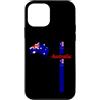 MASH MOSH Custodia per iPhone 12 mini Australia, mappa, silhouette, bandiera, strisce, australiano, orgoglio