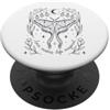 Mystical Graphics Celestial Moth Love Makes Life Magical PopSockets PopGrip Adesivo