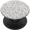 Lace Artful Visions Iris Lace Floral Vintage Flower Pattern Design PopSockets PopGrip Adesivo