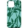 generic Custodia per iPhone 12 Pro Max Grafico Natura Botanica Verde Seafoam