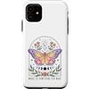 Mystical Graphics Custodia per iPhone 11 Celestial Moth Occult Botanical Lunar Phase