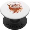 Mystical Graphics Celestial Whale Mushroom Fantasy Always Believe in Magic PopSockets PopGrip Adesivo