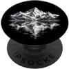 Nature Designs Montagna, Riflessione sul lago, Escursionismo, Natura PopSockets PopGrip Adesivo