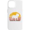 Frenchie Lovers Apparel Custodia per iPhone 14 Francese Bulldog Retro Vintage Tramonto Frenchie Amante