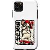 Skateboard Japan Otaku Kawaii Manga Samu Custodia per iPhone 11 Pro Max Skateboard Grumpy Japan Animal Brush Anime Kawaii Otaku Y2K