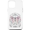 Mystical Graphics Custodia per iPhone 12 Pro Max Celestial Moth Moon Phases Mystical Nature