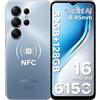 DOOGEE Note56X Pro Smartphone, Android 16 con Gemimi AI, 32GB + 128GB/2TB, 6150mAh, 6,56 HD+ a 90 Hz, octa-core, 13MP + 8 MP, dual SIM/Face ID/NFC/Widevine L1