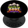 IT Professional Halloween Humor Qui per il fantasma di Halloween del tecnico IT Boos PopSockets PopGrip Adesivo
