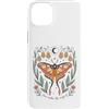 Mystical Graphics Custodia per iPhone 14 Plus Luna Moth Love Makes Life Magical Fantasy Insect