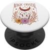Mystical Graphics Occult Crystal Moon Celestial Lunar Phase Mystic PopSockets PopGrip Adesivo