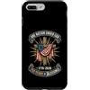 Patriotic Christian Faith Heritage Desig Custodia per iPhone 7 Plus/8 Plus Bandiera con croce One Nation Under God Anniversary Blessings