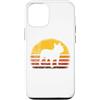 Frenchie Lovers Apparel Custodia per iPhone 12/12 Pro Francese Bulldog Retro Vintage Tramonto Frenchie Amante