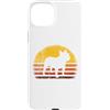 Frenchie Lovers Apparel Custodia per iPhone 15 Plus Francese Bulldog Retro Vintage Tramonto Frenchie Amante