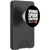Funny Italian Tees Cucchiaio in legno Survivor PopSockets PopWallet per MagSafe