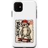 Skateboard Japan Otaku Kawaii Manga Samu Custodia per iPhone 11 Skateboard Grumpy Japan Animal Brush Anime Kawaii Otaku Y2K