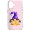 Halloween Gnome Purple Dots Polka Cute C Custodia per iPhone 17 Gnomo Halloween Polka pois viola cartone animato grande naso personaggio