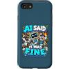Definitely Not Fault Tech Custodia per iPhone SE (2020) / 7/8 AI Did It Divertente Scusa Tech Alien Programmatore Umorismo