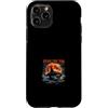 Shark Horror Great White Moon Ocean Custodia per iPhone 11 Pro Fear The Fin, il grande squalo bianco, luna dell'orrore
